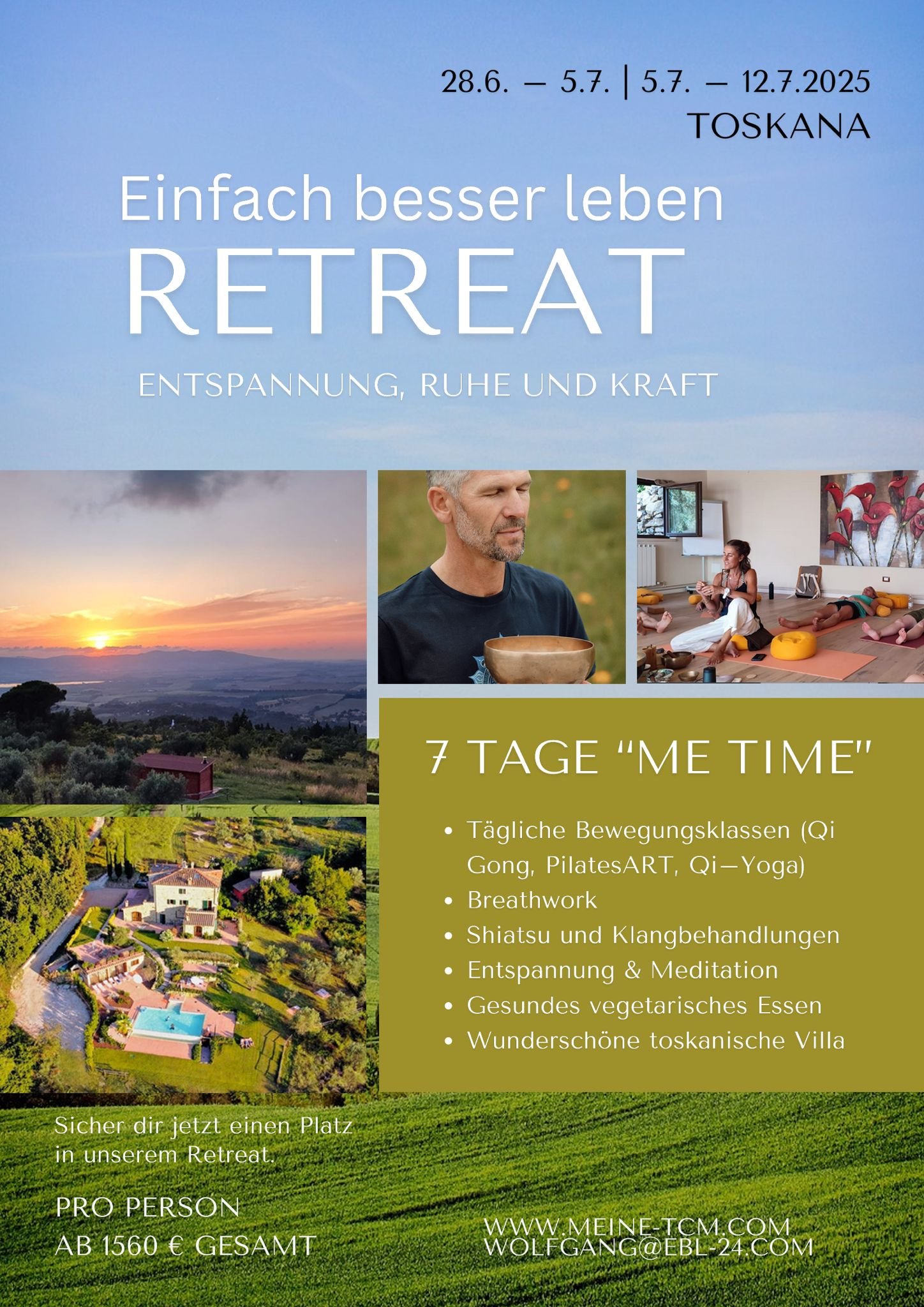 Flyer Einfach besser leben Retreat